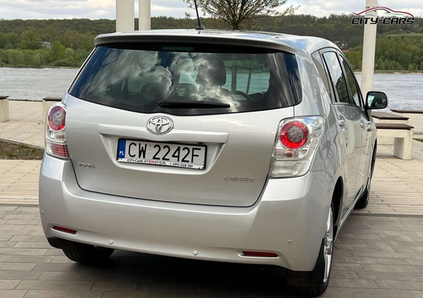 Toyota Verso cena 36900 przebieg: 163000, rok produkcji 2012 z Pruchnik małe 704